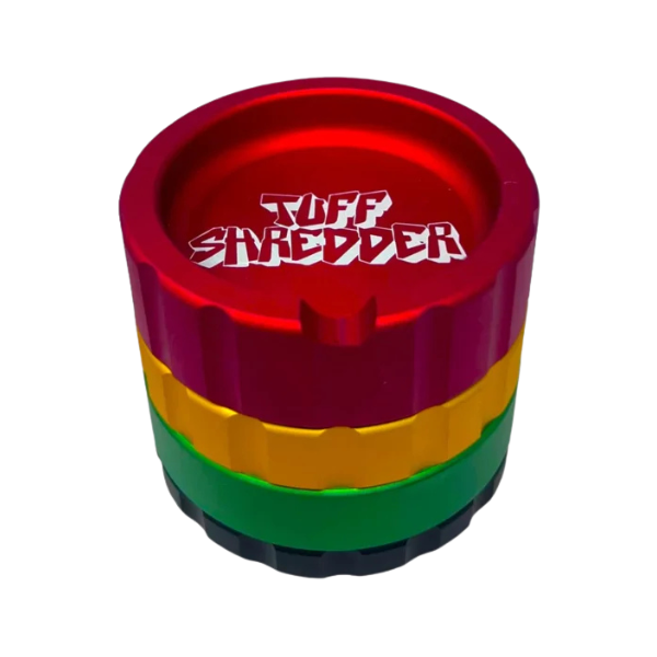 AL Tuff Shredder 40mm Ash Tray 4pc Grinder / Rasta